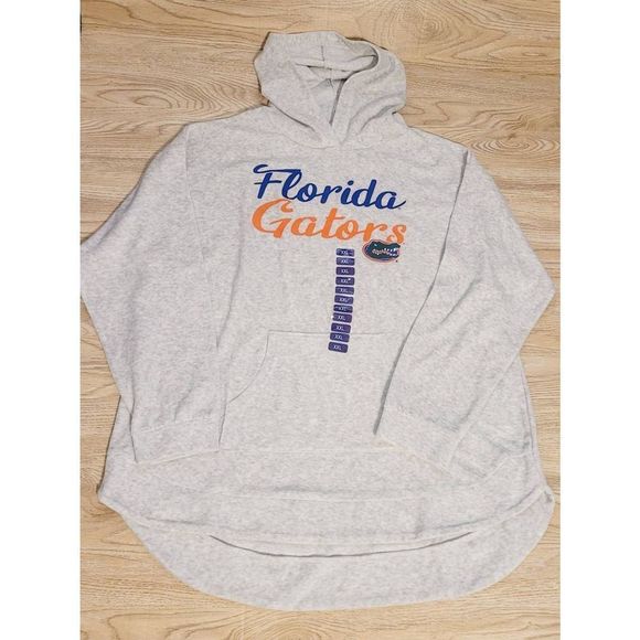 NCAA Florida Gators Ladies Hooded Pullover Top Size XXL Liv Casual Fleece Hoodie - Picture 1 of 4